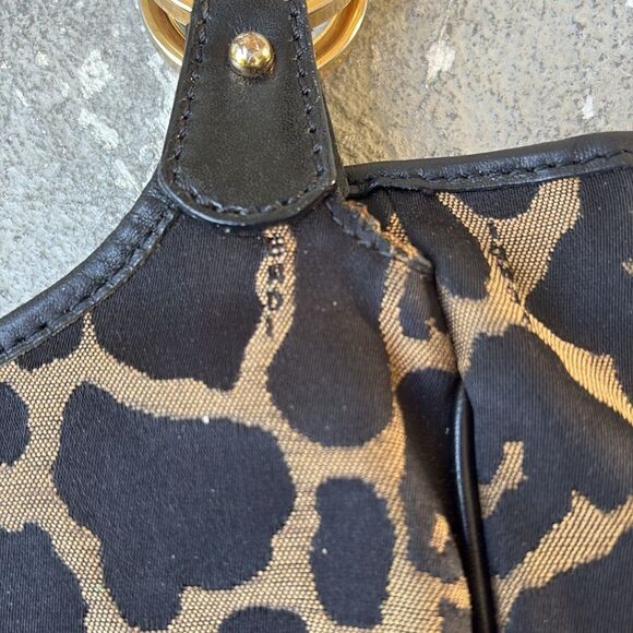 Fendi leopard print canvas bag - Picture 3 of 13